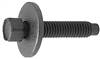 M6-1.0 X 28mm Hex Head Sems Body Bolts black