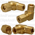 Brass Male Elbow 3/16" Tube Size 1/8" Thread