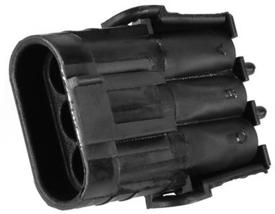 Triple Cavity Connector Shell For Male Terminal