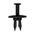 GM Fascia Push-Type Retainer 1" Hd Dia 3/4 Lgth