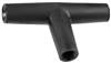 Tee Connector Santoprene Black 4mm