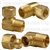 Brass Male Elbow 1/2 Tube Size 1/2 Thread