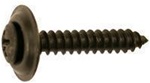 #8 X 1/2" Phillips Oval #8 Head Sems Countersunk Washer Black Oxide
