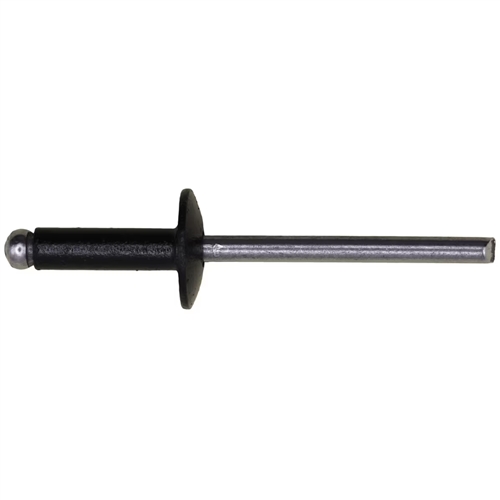 Black Aluminum Rivet 5/32 Dia. 1/4-3/8 Grip