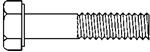 Alternator Bolt Gr.8 Cap Screw 3/8 X 3-1/2 Zinc