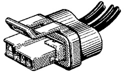 GM 3-Wire Alternator Connector Pigtail