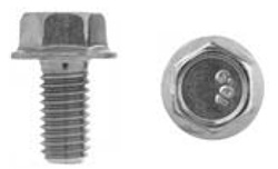 Jis Hex Flange Bolt M10-1.25 X 16mm Zinc