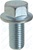 Jis Hex Flange Bolt M10-1.25 X 20mm Zinc