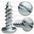 #10 X 5/8" Zinc Slotted Pan Head Tapping Screws