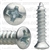 Phillips Oval Hd Tap Screw #8 X 3/4 Zinc #6 Hd