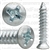 Phillips Oval Tap Screw 8 X 7/8 Zinc #6 Head