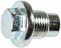 Oil Drain Plug W/Gasket M14-1.25 Thread Zinc