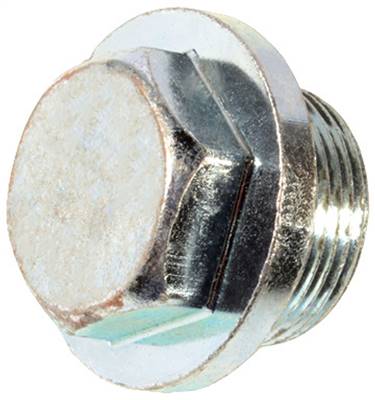 Oil Drain Plug W/Gasket M25-1.5 Thread Zinc