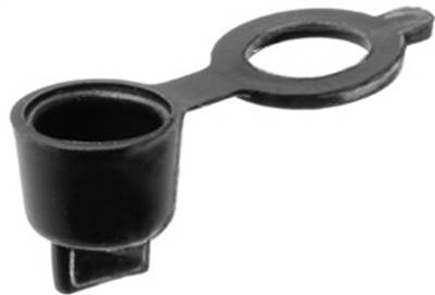 Grease Fitting Cap Black Polyethylene