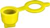 Grease Fitting Cap Yellow Polyethylene