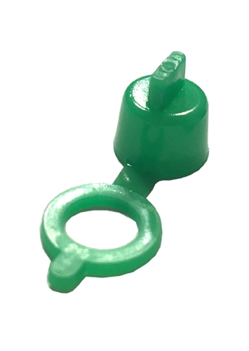 Grease Fitting Cap Green Polyethylene