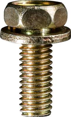 Hex Head Sems Bolt M6-1.0X 16mm