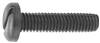 M6-1.0 X 25mm Black Nylon License Plate Screw