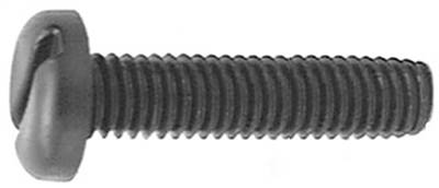 M6-1.0 X 25mm Black Nylon License Plate Screw