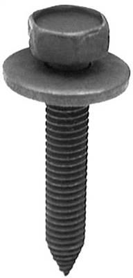 M6-1.0 X 35mm Hex Head Sems Body Bolt 10mm Hex