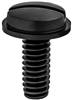 Black Nylon Lic Plate Screw 1/4-20 X 5/8