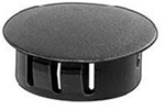 Black Nylon Locking Hole Plug 5/8"