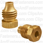 Brass Nut 1/8 Tube Size