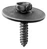 M4.2-1.41 X 20mm Hex Hd Sems Tap Screw Black