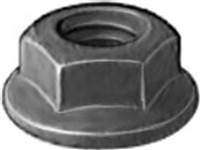 Hex Flange Nut M5-.8 Black Oxide