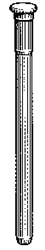 GM Stainless Steel Door Hinge Pin 5-1/4" X 11/32"
