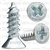 #6 X 1/2" Phillips Flat Head Tapping Screw Zinc