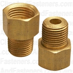 Brass Male Connector 1/4 Tube Size 1/8 Thread