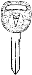 GM Key Blank Groove: 75 - B&S 597798