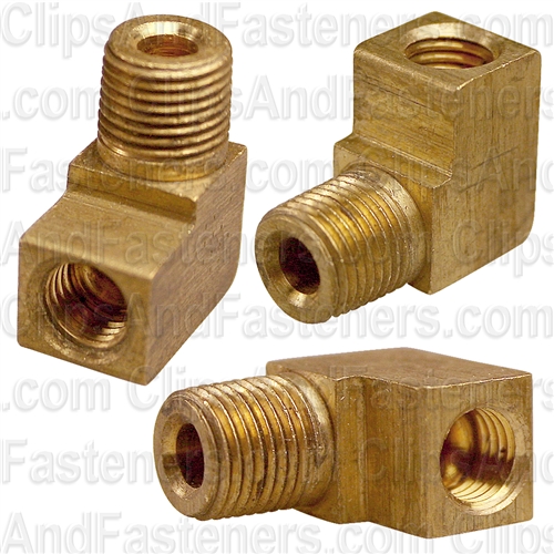 Brass Male Elbow 1/8 Tube Size 1/8 Thread