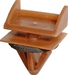 GM Moulding Clip With Sealer Brown Nylon