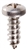 Pan Head License Plate Screw #14 x 3/4"