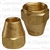 Brass Flare Nut Short 3/8" Tube Size