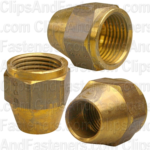 Brass Flare Nut Short 1/2" Tube Size