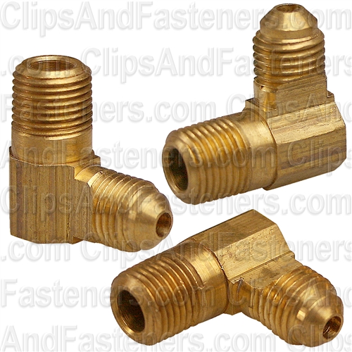 Brass Male Elbow 3/16 Tube Size 1/8 Thread