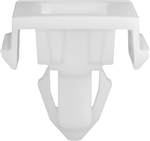 White Nylon Rocker Moulding Clip