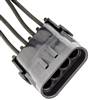 Weather Pack In-Line 4-Way Shroud Harness Connector - GM: 88861069