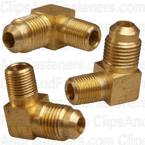 Brass Male Elbow 5/16 Tube Size 1/8 Thread