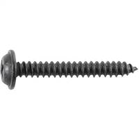 #8 X 1-1/4 Phillips Flat Top Washer Head Black Tapping Screw