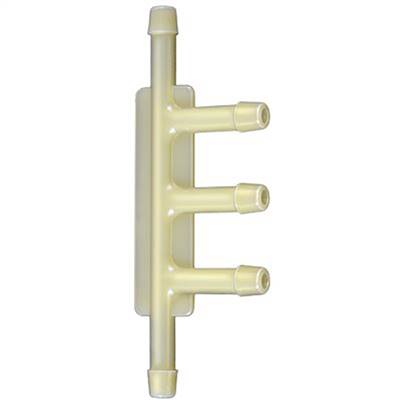 Nylon 5-Way Tee Connector 3/16" All Ends