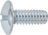 1/4"-20 x 5/8" Slotted Truss Head License Plate Screw