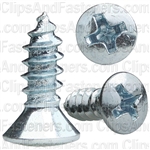 #8 X 1/2 Phillips Oval Head Tap Screw Zinc