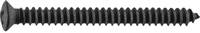 Phillips Oval Head Tapping Screw #10 x 2" - Black
