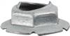 Thread Cutting Nut 1/2" Stud Size - Zinc