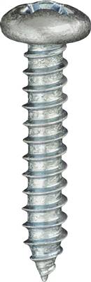 #6 X 3/4 Phillips Pan Head Tap Screw Zinc