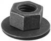 Free Spinning Washer Nut M6.3-1.0 19mm Washer O.D.